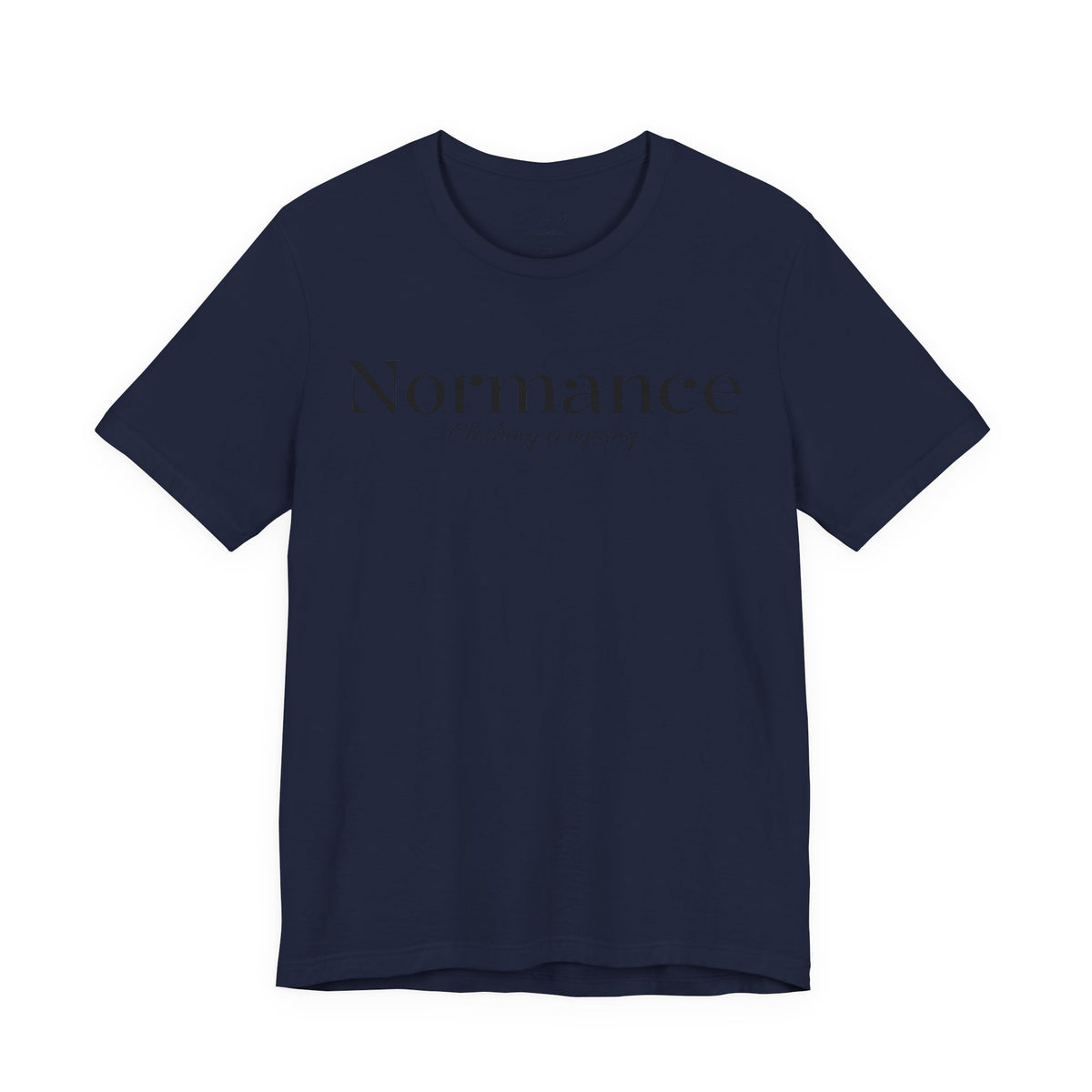 Normance Script Logo Tee - Minimalist Fashion T-Shirt