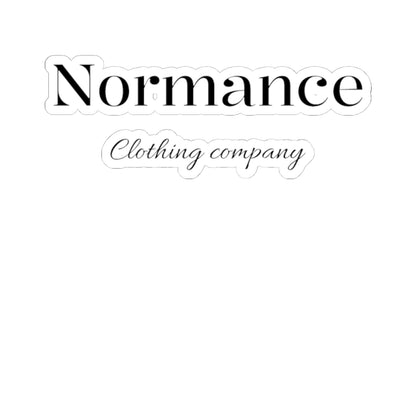 Normance Clothing Company Kiss-Cut Sticker — Elegant Script Logo Sticker