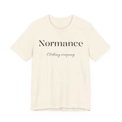 Normance Script Logo Tee - Minimalist Fashion T-Shirt