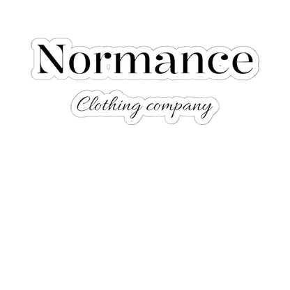 Normance Clothing Company Kiss-Cut Sticker — Elegant Script Logo Sticker
