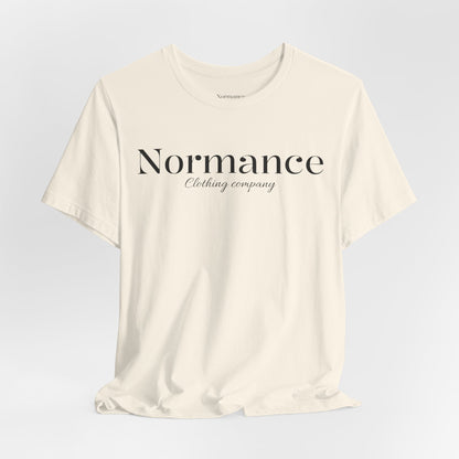 Normance Script Logo Tee - Minimalist Fashion T-Shirt