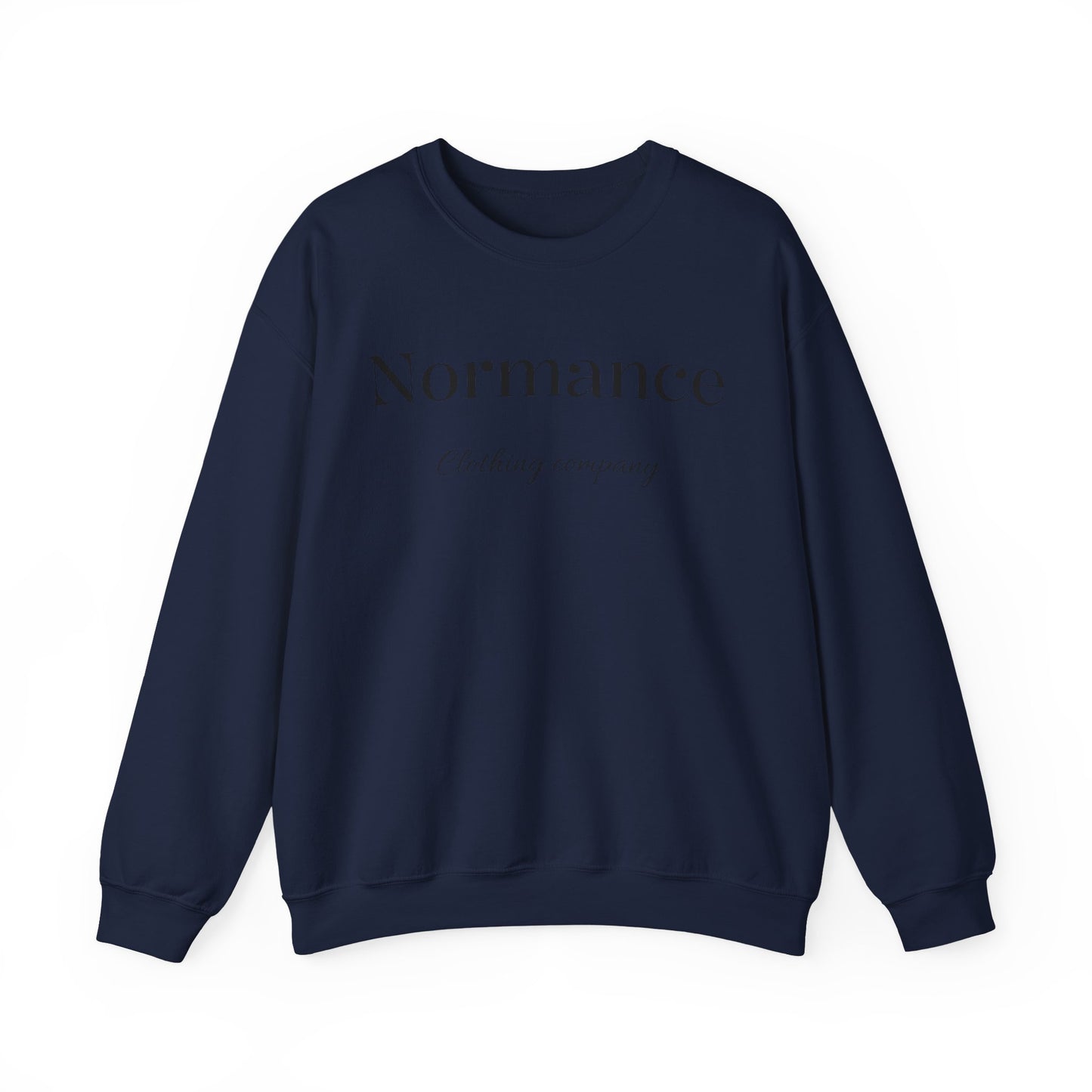 Normance Clothing Company Crewneck Sweatshirt — Minimalist White Pullover