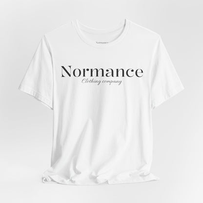 Normance Script Logo Tee - Minimalist Fashion T-Shirt