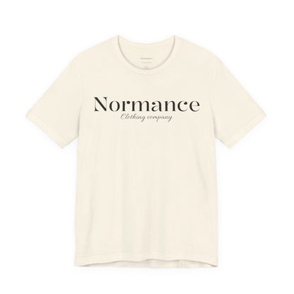 Normance Script Logo Tee - Minimalist Fashion T-Shirt
