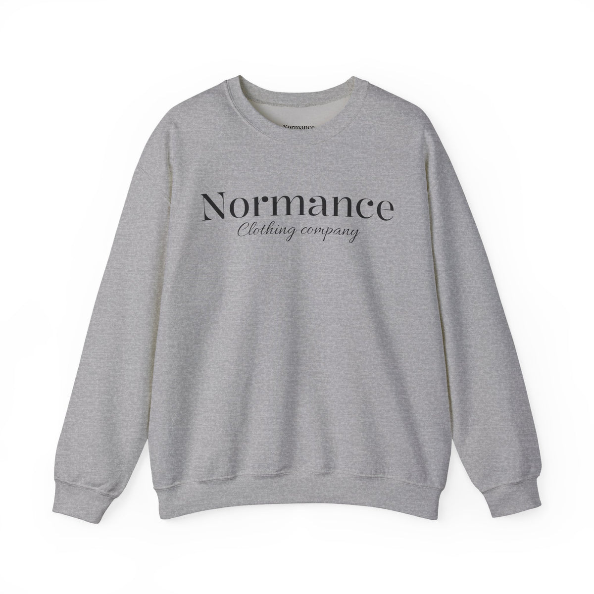 Normance Clothing Company Crewneck Sweatshirt — Minimalist White Pullover