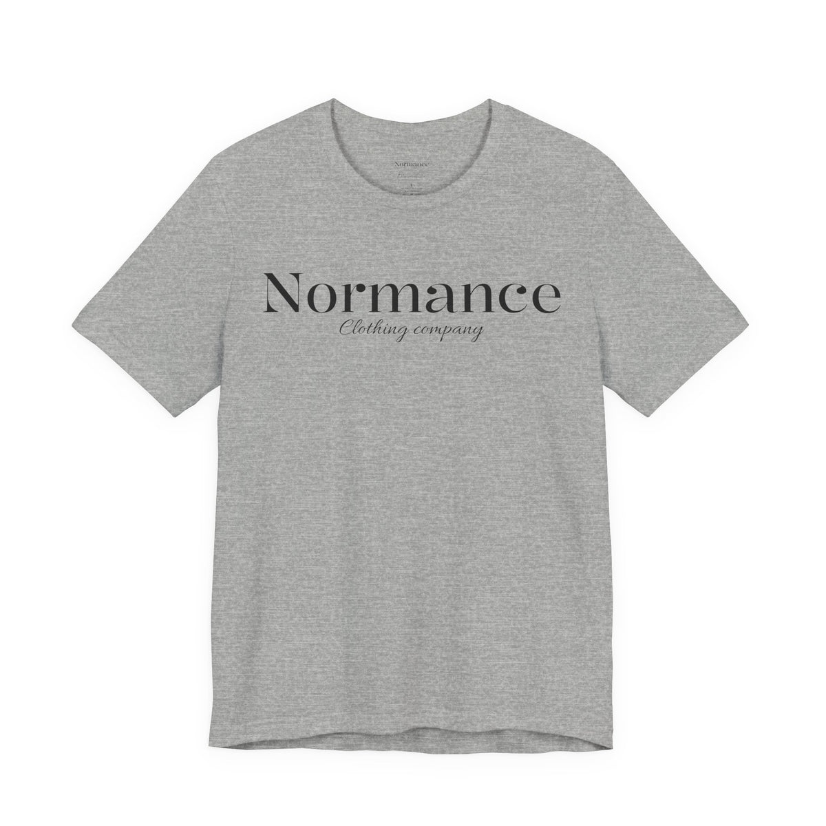 Normance Script Logo Tee - Minimalist Fashion T-Shirt