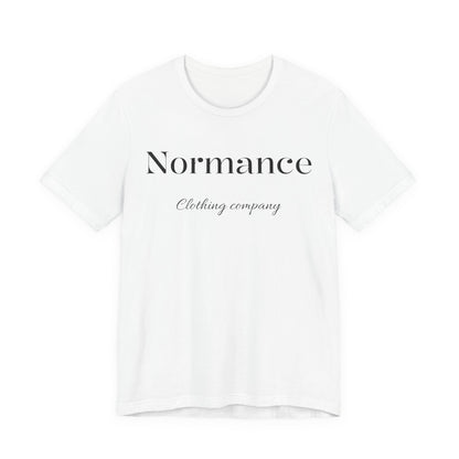 Normance Script Logo Tee - Minimalist Fashion T-Shirt