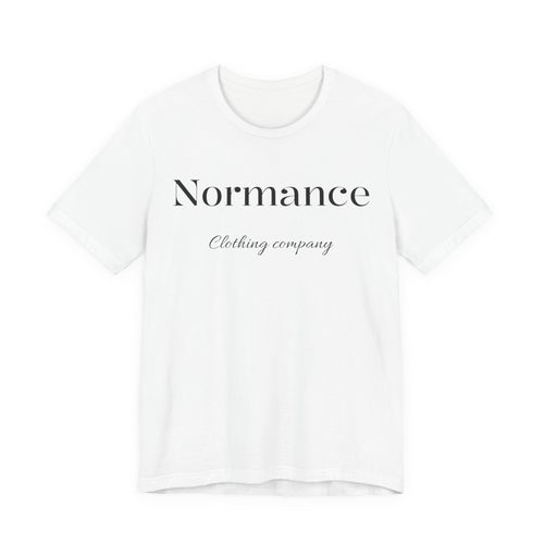 Normance Script Logo Tee - Minimalist Fashion T-Shirt
