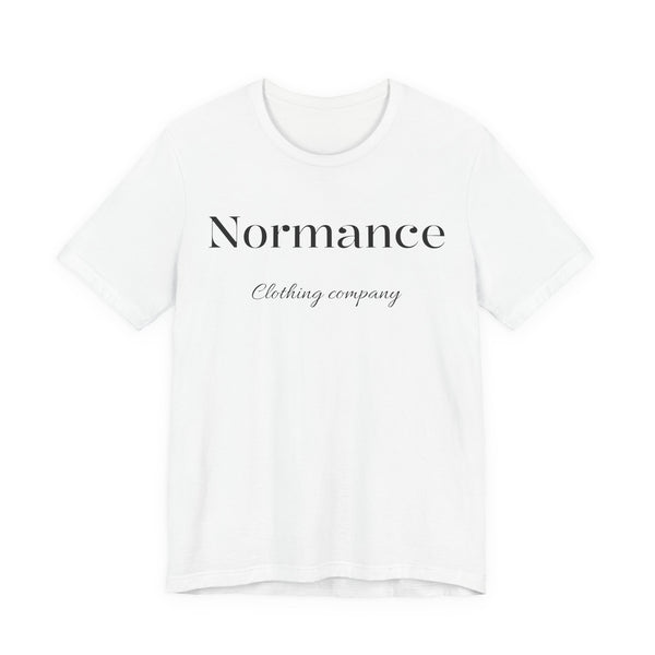 Normance Script Logo Tee - Minimalist Fashion T-Shirt