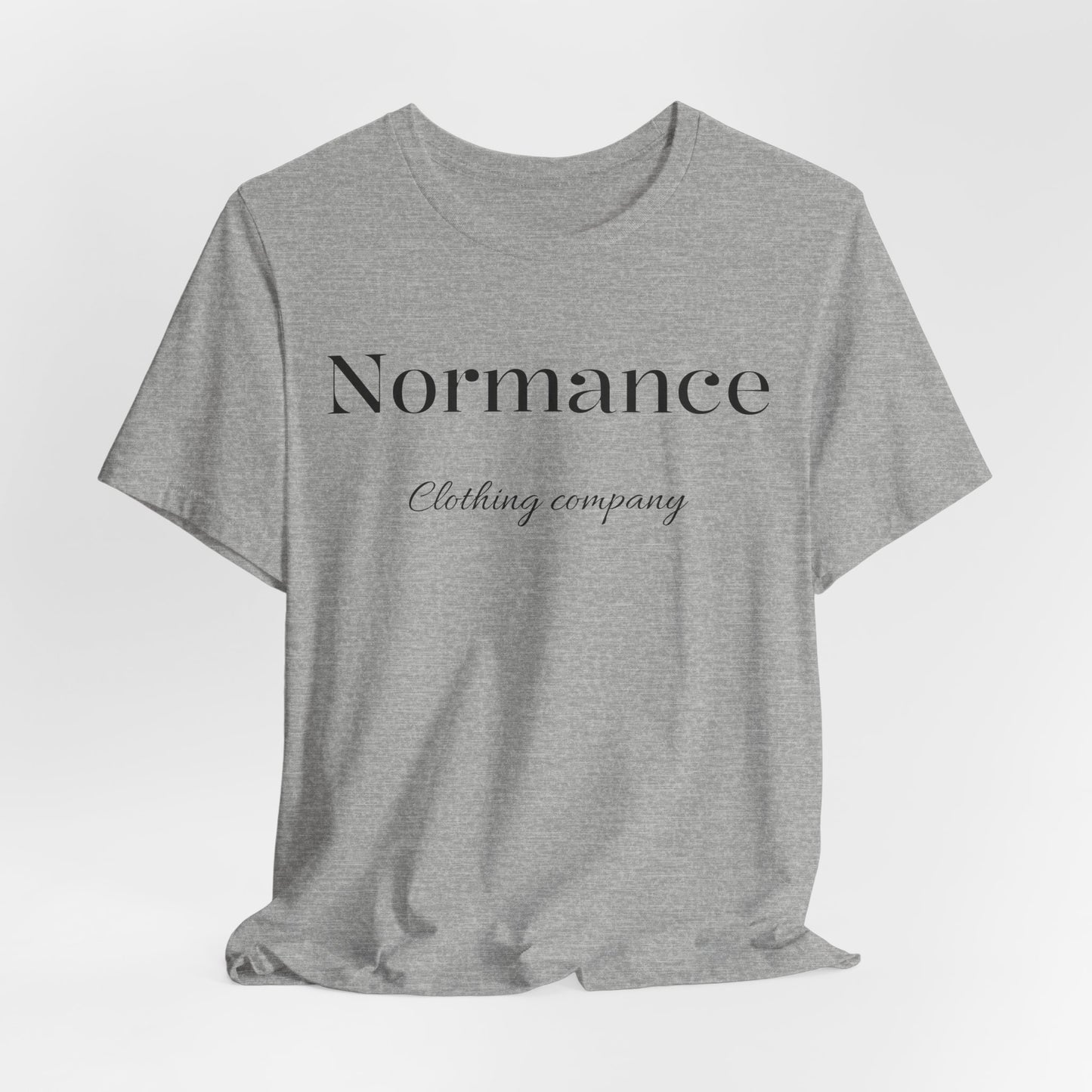 Normance Script Logo Tee - Minimalist Fashion T-Shirt