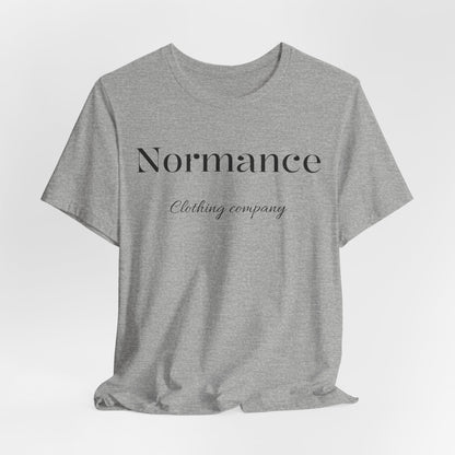 Normance Script Logo Tee - Minimalist Fashion T-Shirt