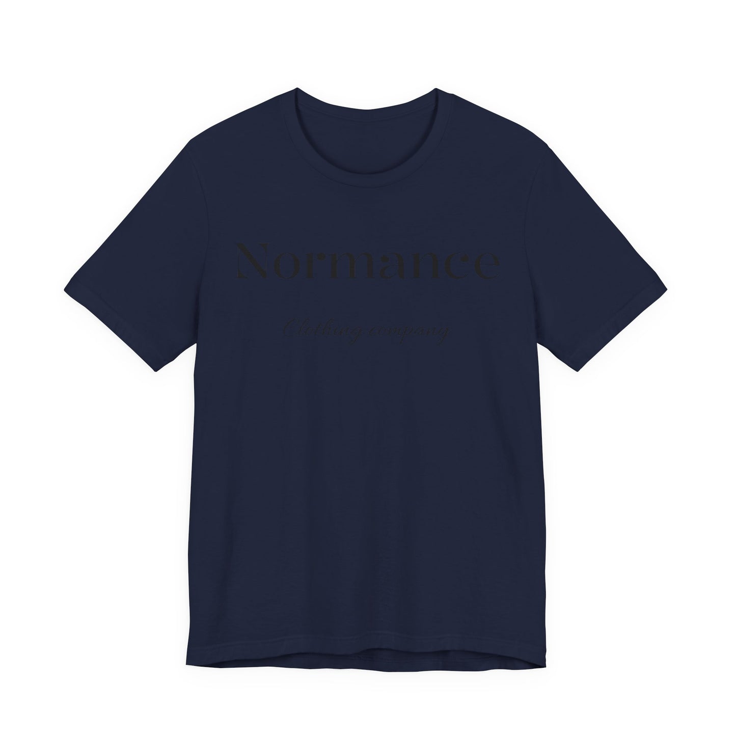 Normance Script Logo Tee - Minimalist Fashion T-Shirt
