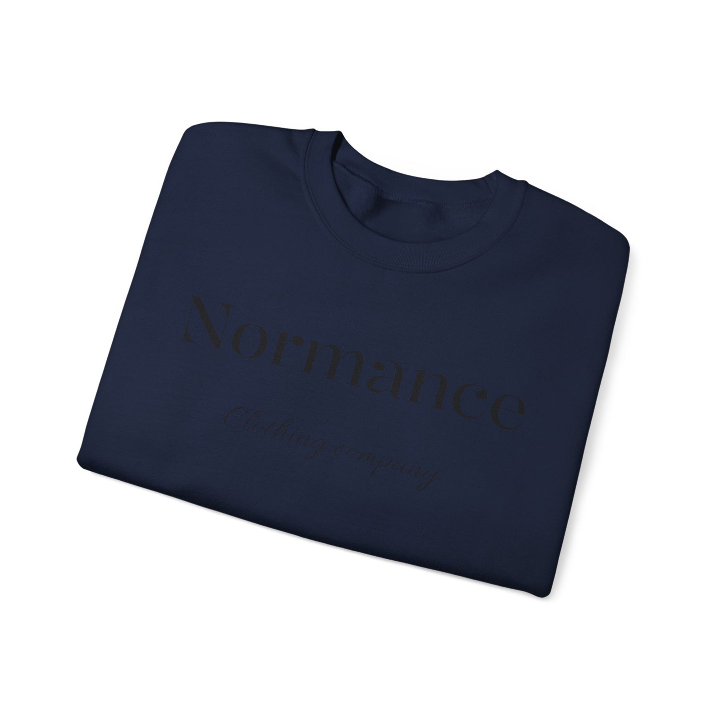Normance Clothing Company Crewneck Sweatshirt — Minimalist White Pullover