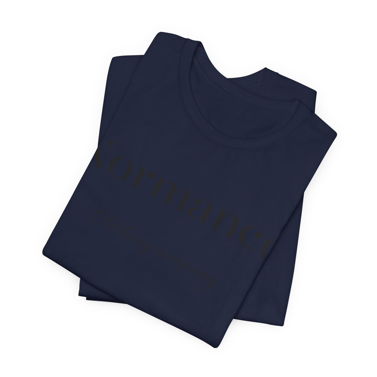 Normance Script Logo Tee - Minimalist Fashion T-Shirt