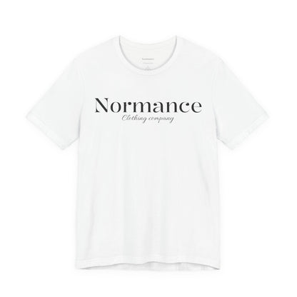 Normance Script Logo Tee - Minimalist Fashion T-Shirt