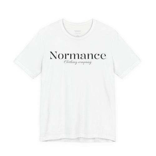 Normance Script Logo Tee - Minimalist Fashion T-Shirt