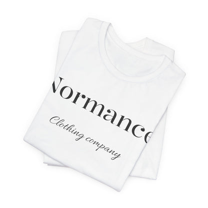 Normance Script Logo Tee - Minimalist Fashion T-Shirt