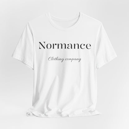 Normance Script Logo Tee - Minimalist Fashion T-Shirt