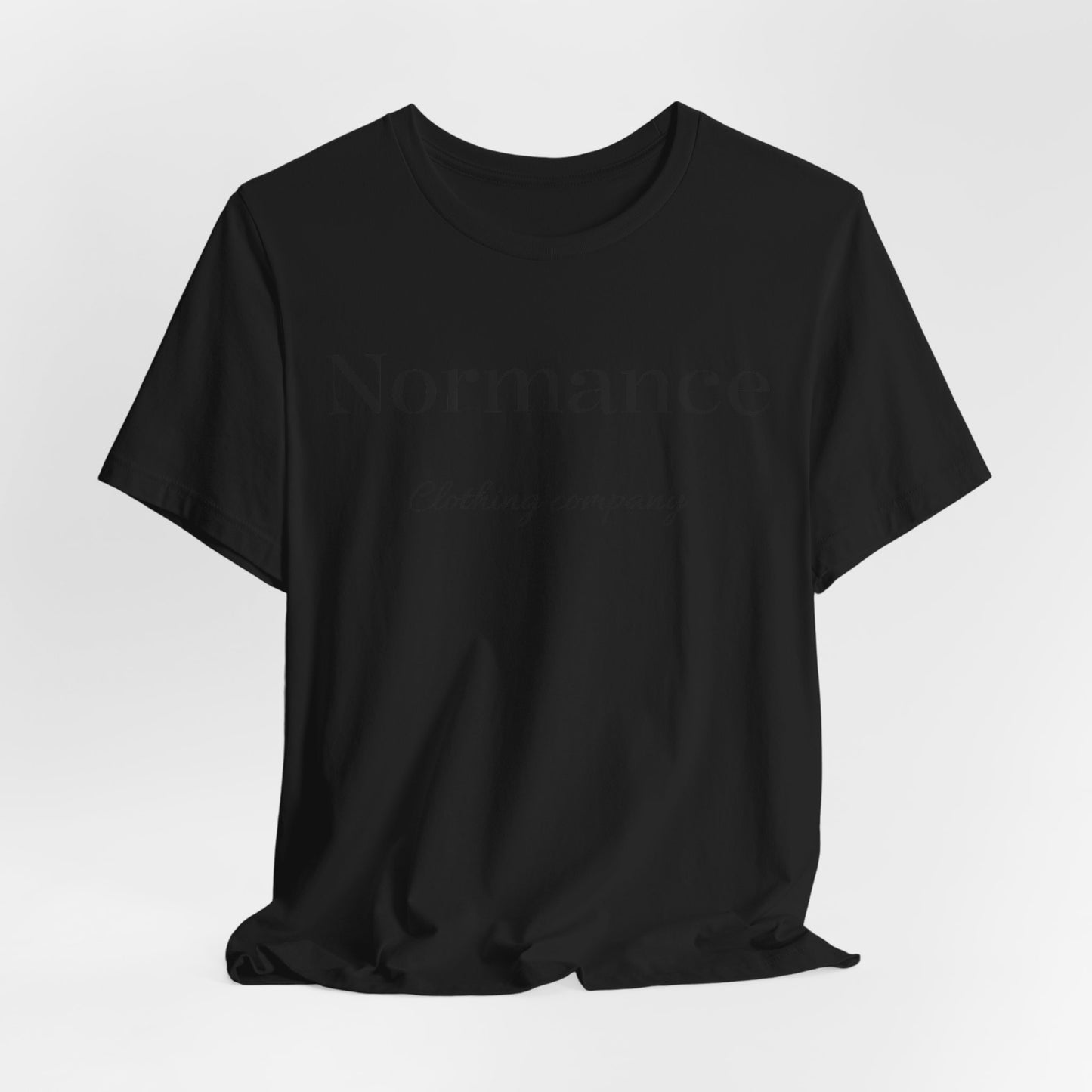 Normance Script Logo Tee - Minimalist Fashion T-Shirt