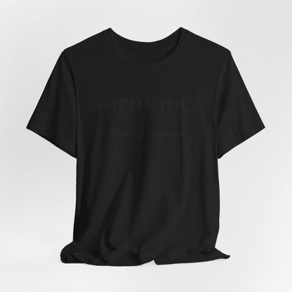 Normance Script Logo Tee - Minimalist Fashion T-Shirt
