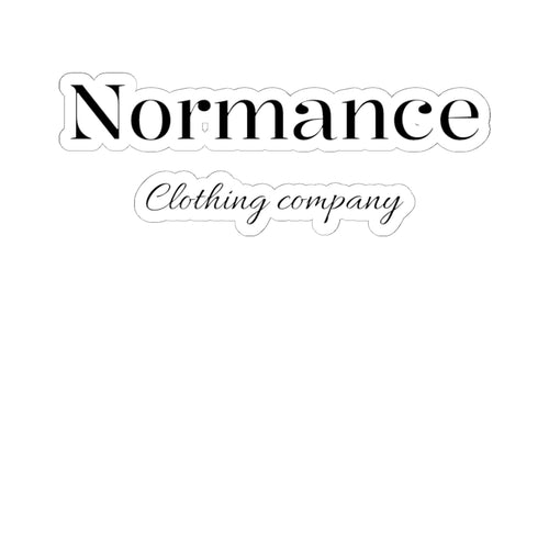 Normance Clothing Company Kiss-Cut Sticker — Elegant Script Logo Sticker
