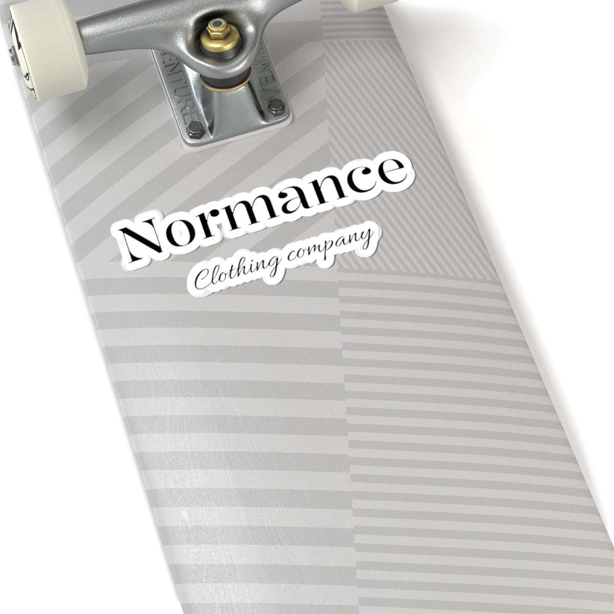 Normance Clothing Company Kiss-Cut Sticker — Elegant Script Logo Sticker
