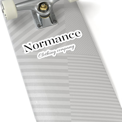 Normance Clothing Company Kiss-Cut Sticker — Elegant Script Logo Sticker