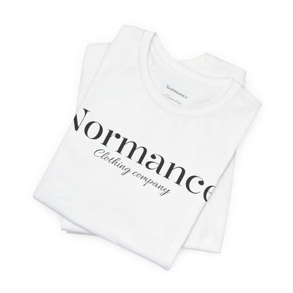 Normance Script Logo Tee - Minimalist Fashion T-Shirt