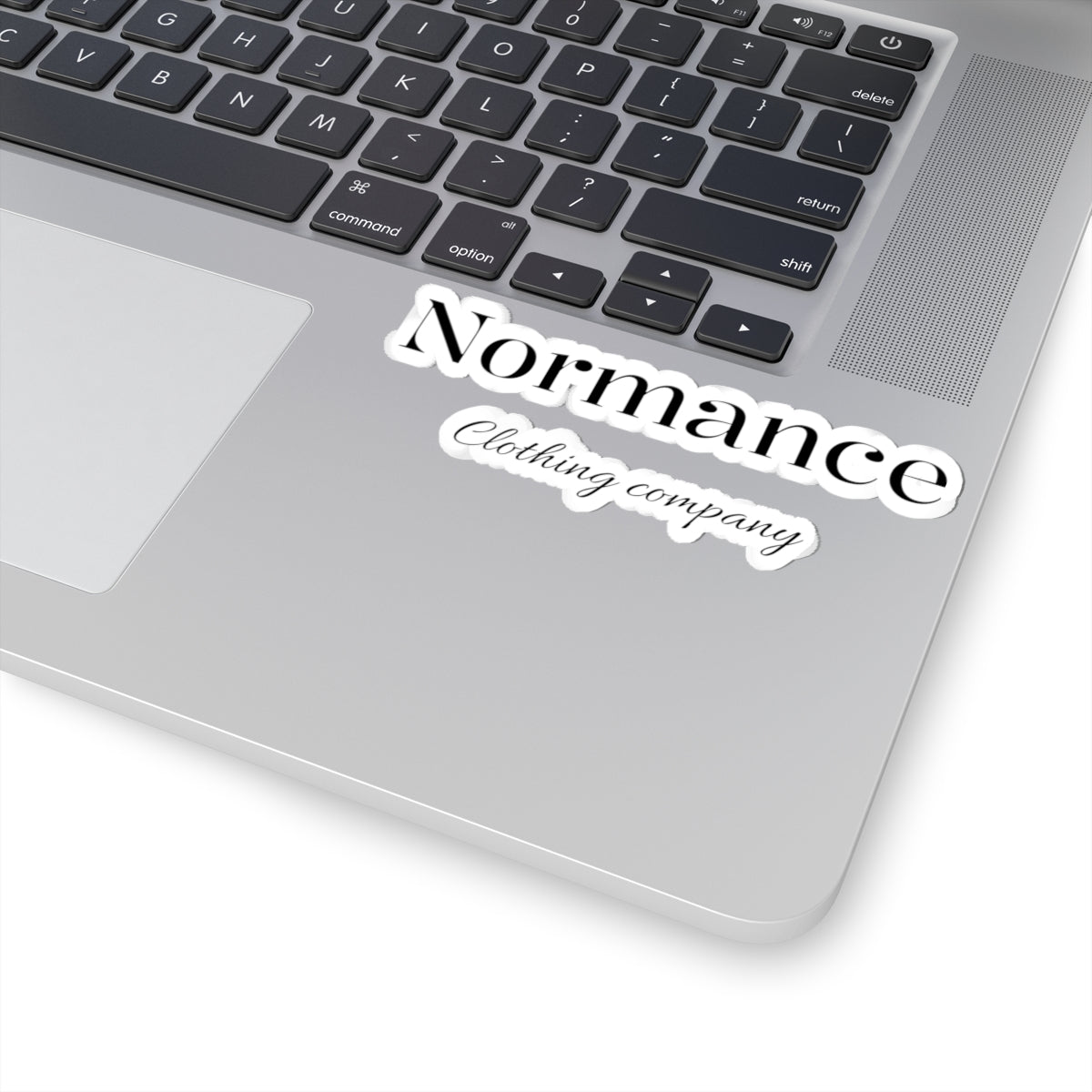 Normance Clothing Company Kiss-Cut Sticker — Elegant Script Logo Sticker