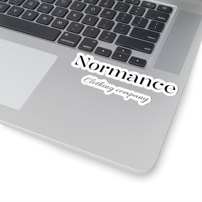 Normance Clothing Company Kiss-Cut Sticker — Elegant Script Logo Sticker