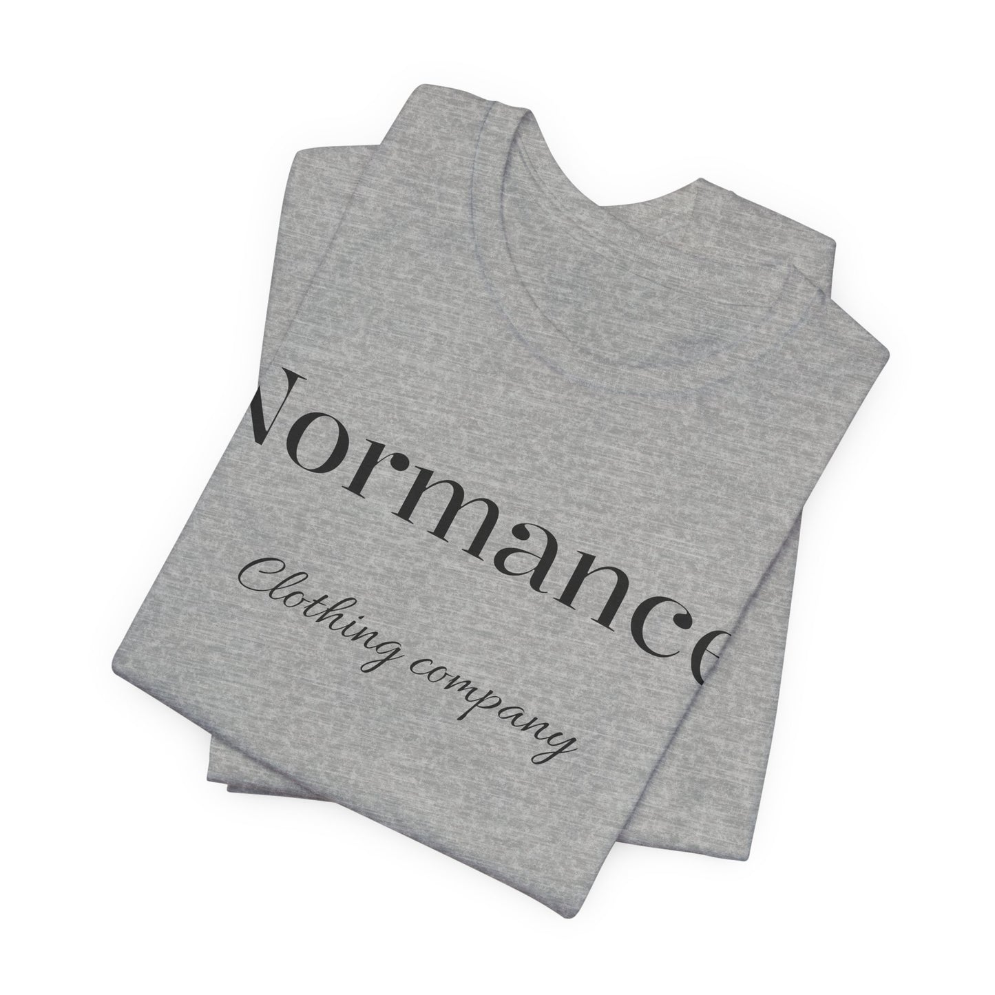 Normance Script Logo Tee - Minimalist Fashion T-Shirt