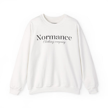 Normance Clothing Company Crewneck Sweatshirt — Minimalist White Pullover