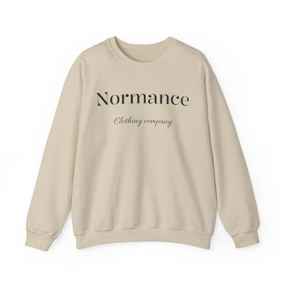 Normance Clothing Company Crewneck Sweatshirt — Minimalist White Pullover