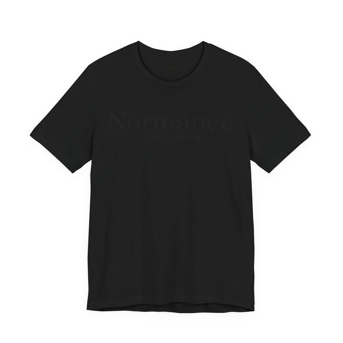 Normance Script Logo Tee - Minimalist Fashion T-Shirt