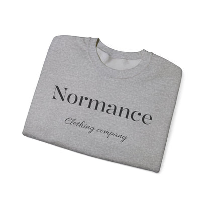 Normance Clothing Company Crewneck Sweatshirt — Minimalist White Pullover