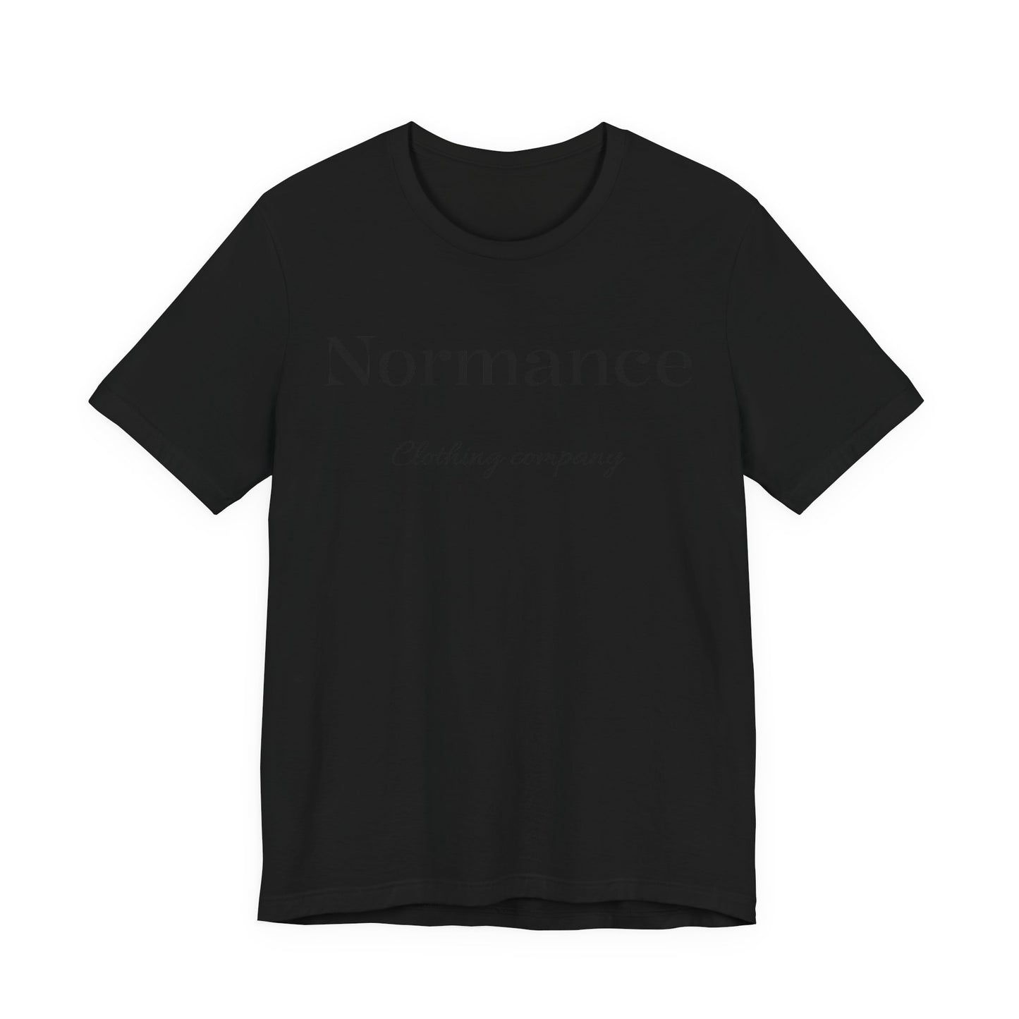 Normance Script Logo Tee - Minimalist Fashion T-Shirt