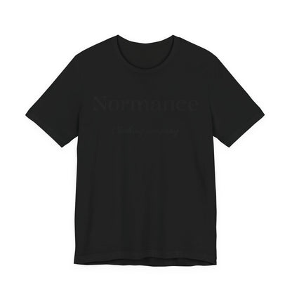 Normance Script Logo Tee - Minimalist Fashion T-Shirt