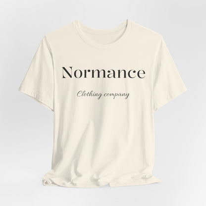 Normance Script Logo Tee - Minimalist Fashion T-Shirt