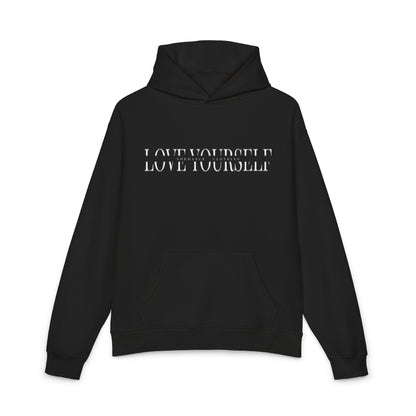 Love Yourself Hoodie — Minimalist Positive Message Pullover