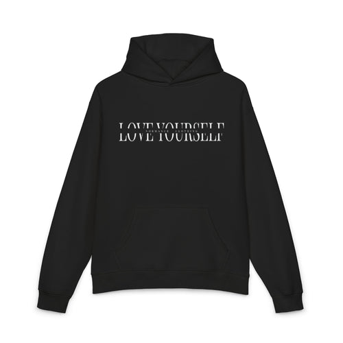 Love Yourself Hoodie — Minimalist Positive Message Pullover