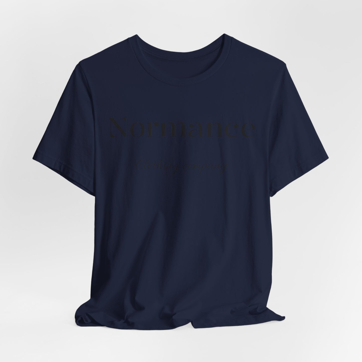 Normance Script Logo Tee - Minimalist Fashion T-Shirt