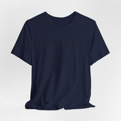 Normance Script Logo Tee - Minimalist Fashion T-Shirt