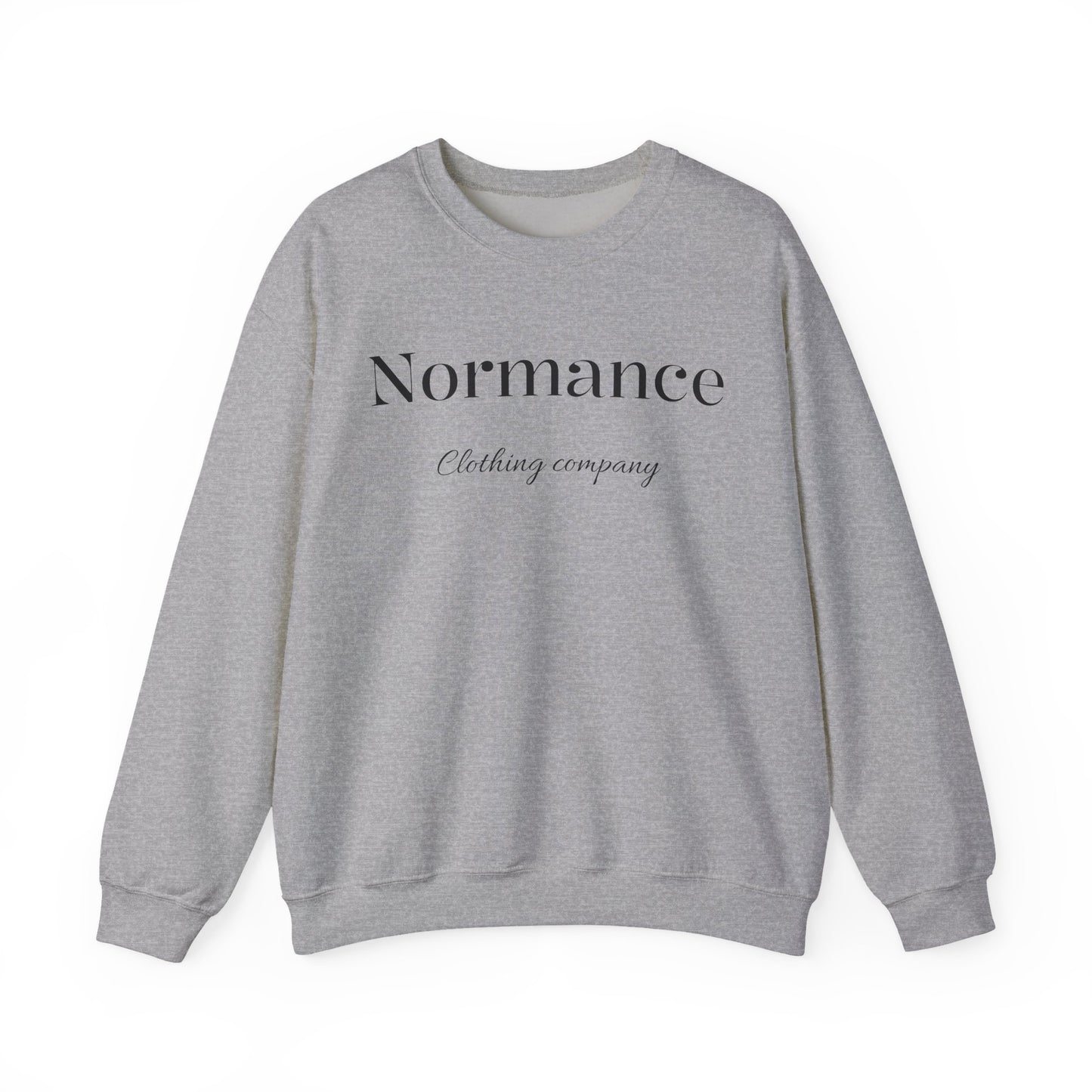 Normance Clothing Company Crewneck Sweatshirt — Minimalist White Pullover