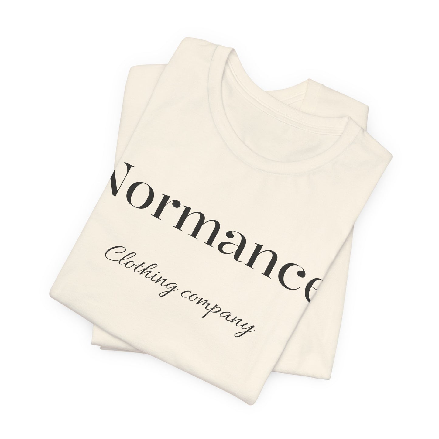 Normance Script Logo Tee - Minimalist Fashion T-Shirt