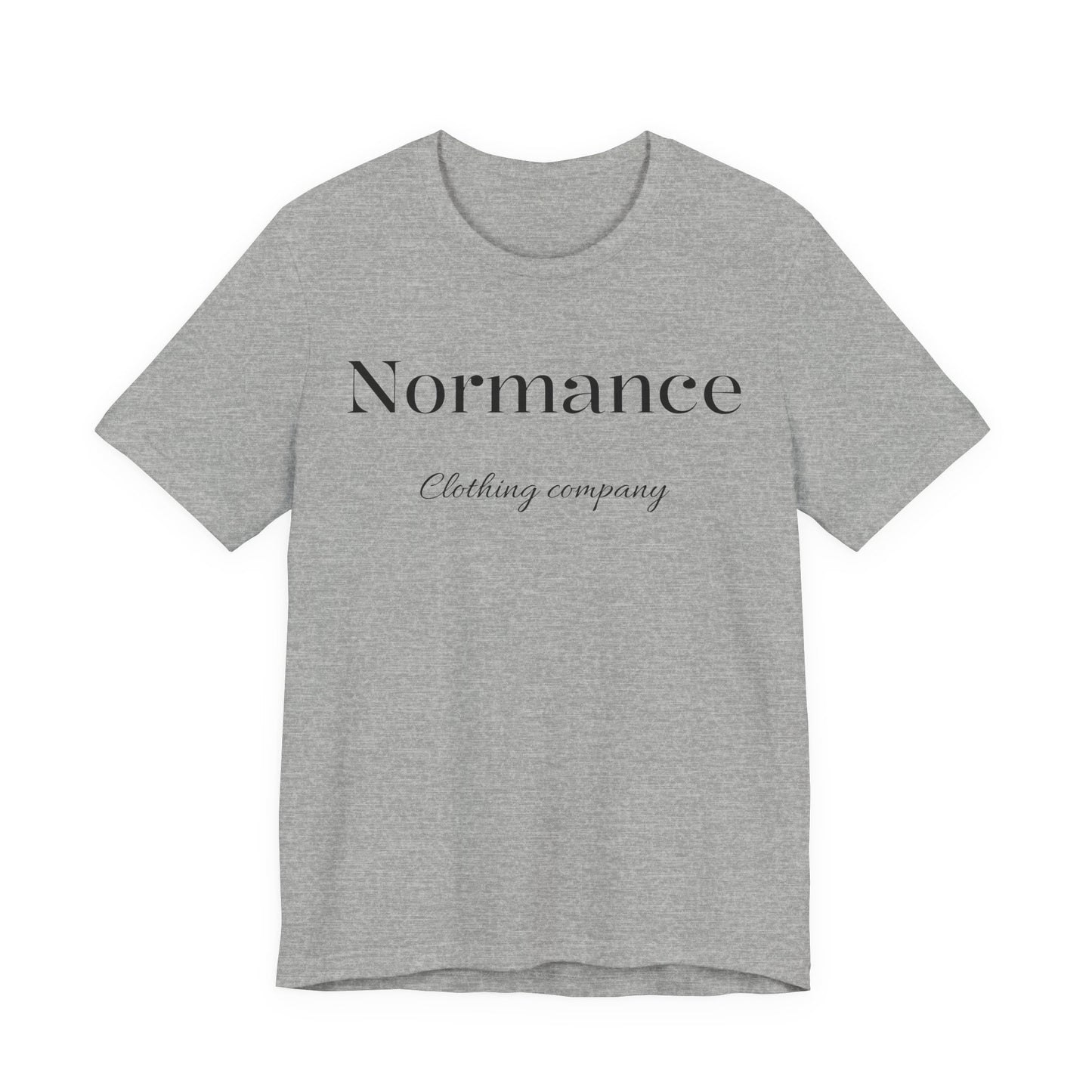 Normance Script Logo Tee - Minimalist Fashion T-Shirt