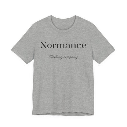Normance Script Logo Tee - Minimalist Fashion T-Shirt