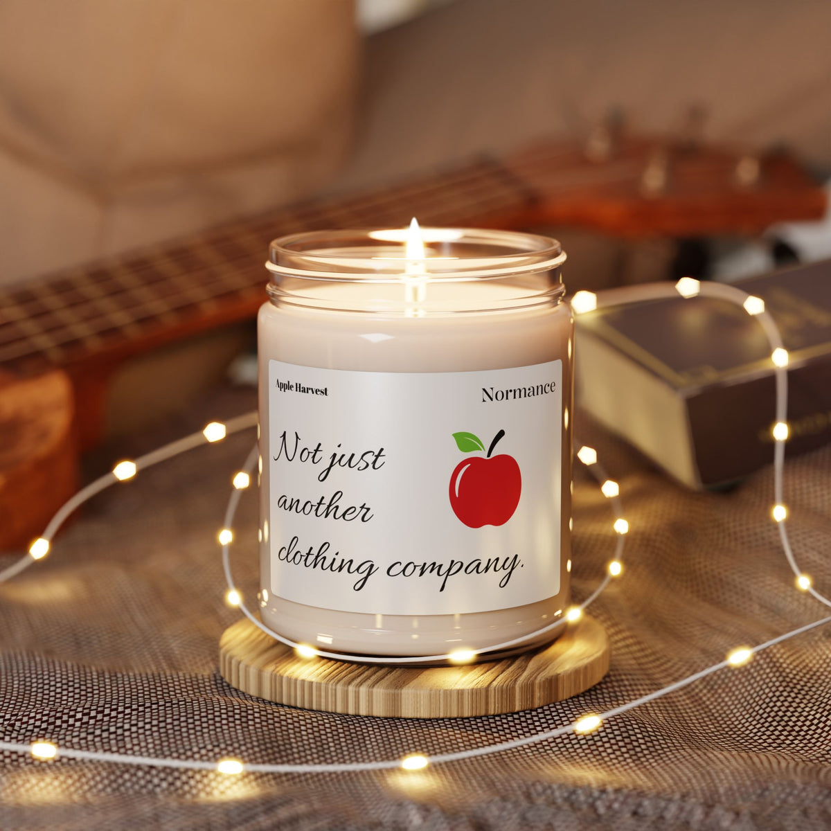 Normance Clothing Co. Scented Soy Candle — 9oz Luxury Jar Candle (Clean, Fresh Home Fragrance)